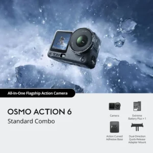 NEW DJI Osmo Action 6 Standard Combo - All-New 1/1.1-lnch Square Sensor — certified used/refurbished, AST-Drones